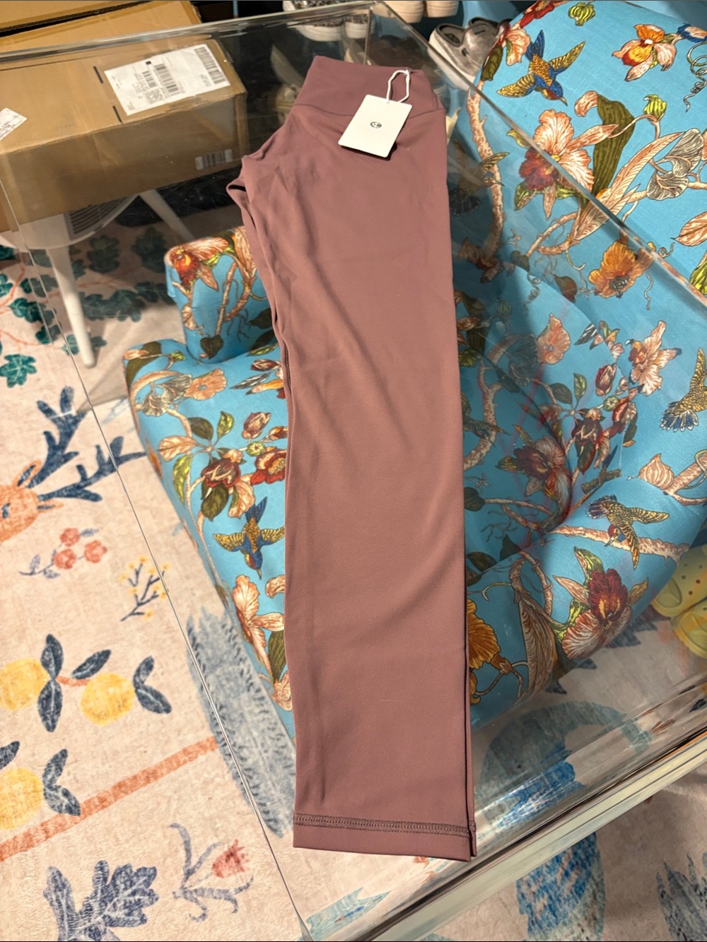 High-Waist Mauve Track Pants for Women